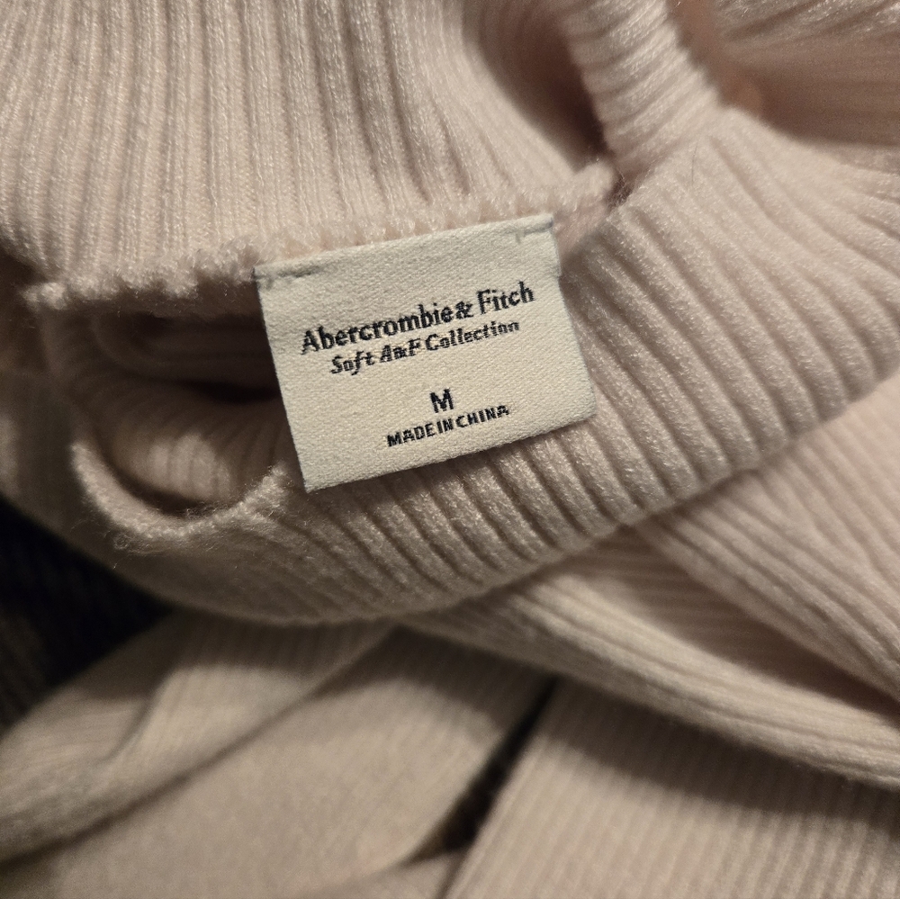 Abercrombie & Fitch Women's Cream Sweater Body Suit